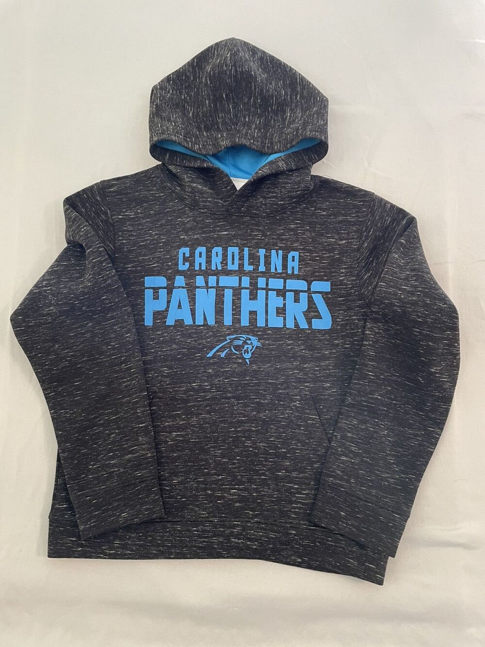 Carolina Panthers Hoodie Youth Size Medium Black And Blue NFL Football Fan